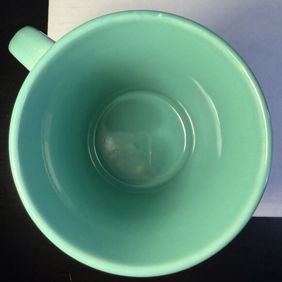 Peanuts Linus Ceramic Coffee Tea Mug 15 Oz. Orange Teal Funky Fun - Picture 4 of 4